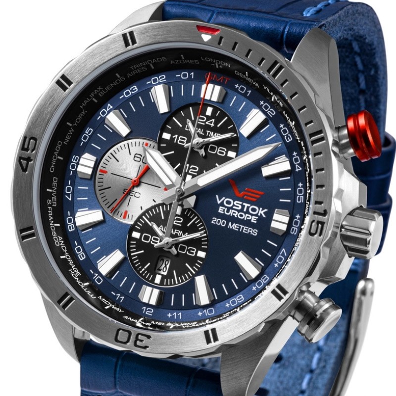 Мужские часы Vostok Europe Almaz Multifunction YM26-320A652LE