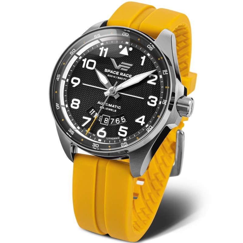 Мужские часы Vostok Europe Space Race Automatic Line NH35-325A745SLYellow
