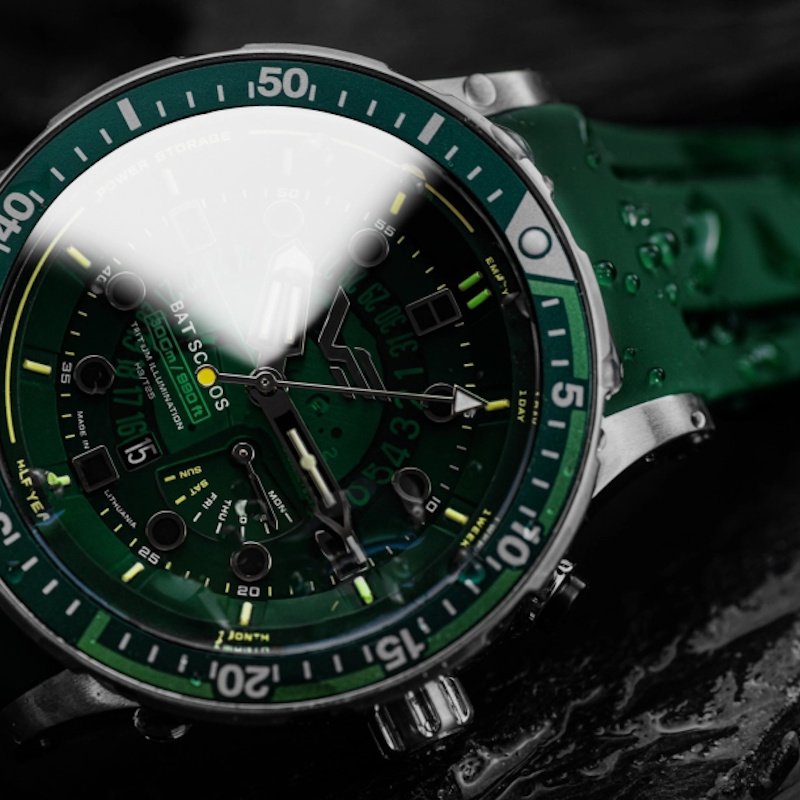 Мужские часы Vostok Europe Batiscafos Hybrid PX84-511A770LE-SL