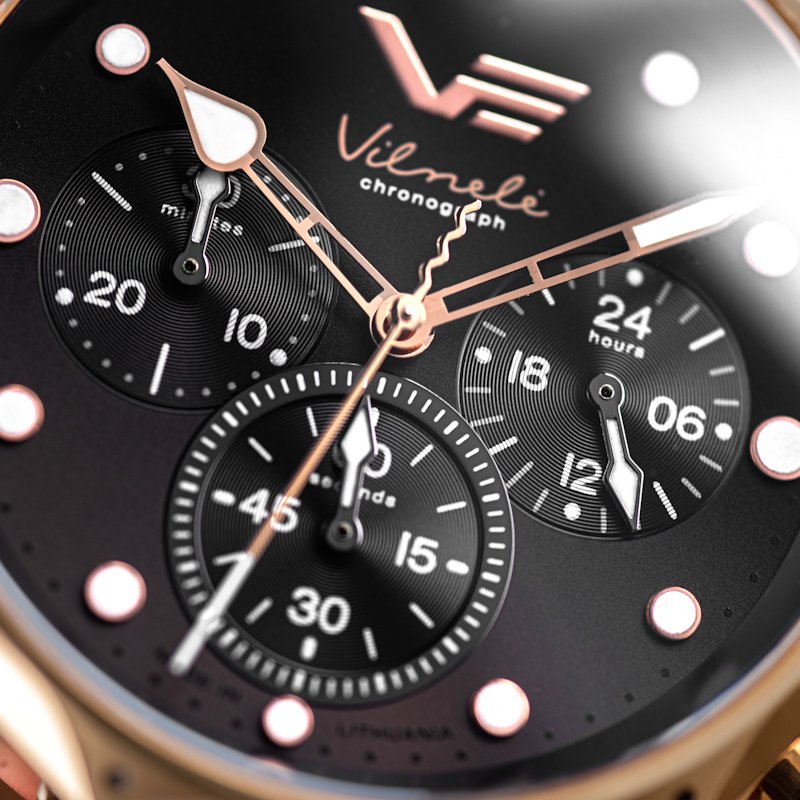 Women’s watch Vostok Europe VilnelÄ CHRONO JS20-125B751BRRG-SLBK