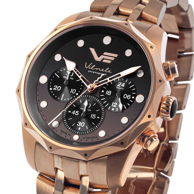 Women’s watch Vostok Europe VilnelÄ CHRONO JS20-125B751BRRG-SLBK