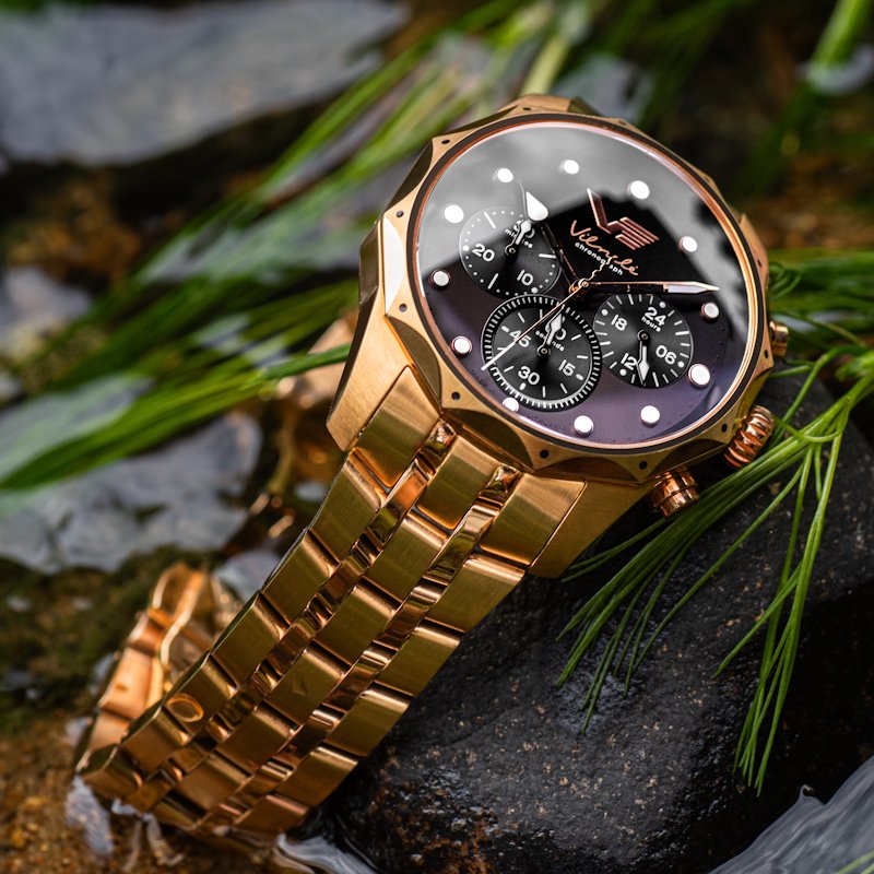 Women’s watch Vostok Europe VilnelÄ CHRONO JS20-125B751BRRG-SLBK