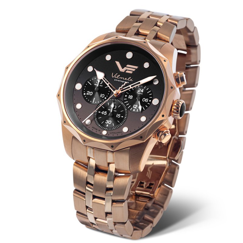 Women’s watch Vostok Europe VilnelÄ CHRONO JS20-125B751BRRG-SLBK