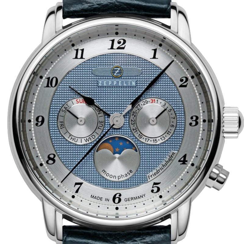 Мужские часы Zeppelin 8536-3 Captain's Line, Moon Phase