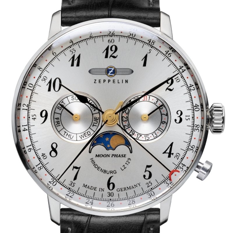 Мужские часы Zeppelin 7036-1 LZ 129 Hindenburg Mondphase