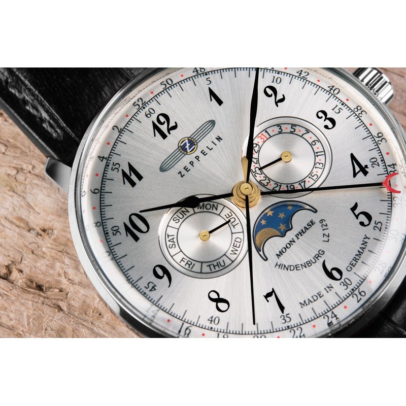 Мужские часы Zeppelin 7036-1 LZ 129 Hindenburg Mondphase