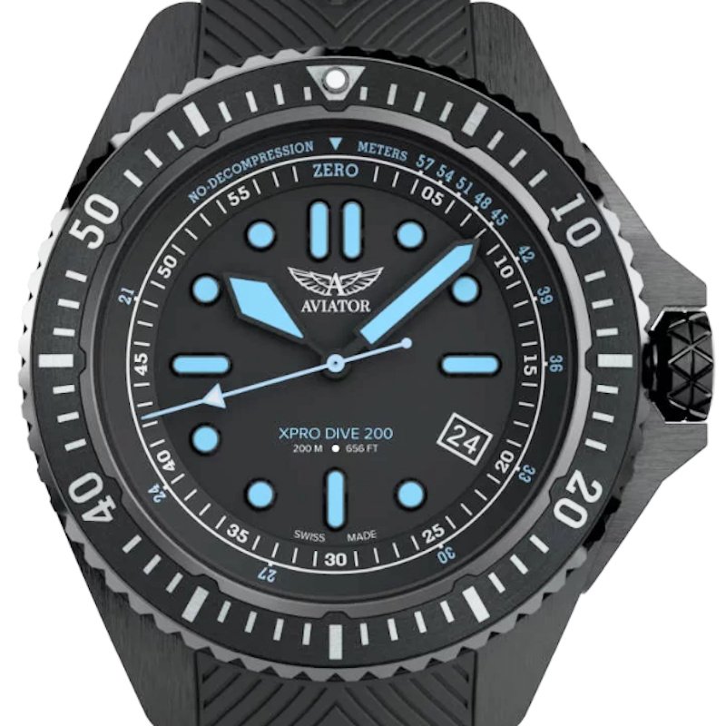 Мужские часы Aviator XPRO DIVE 200 V.1.42.5.377.6