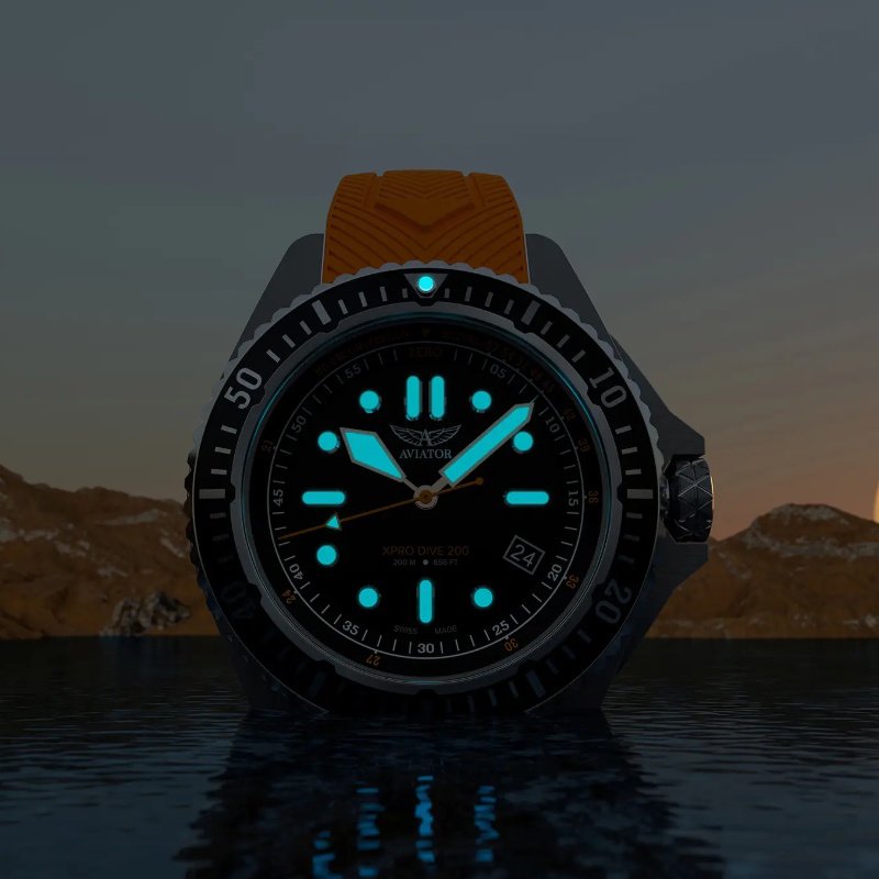 Мужские часы Aviator XPRO DIVE 200 V.1.42.0.371.0