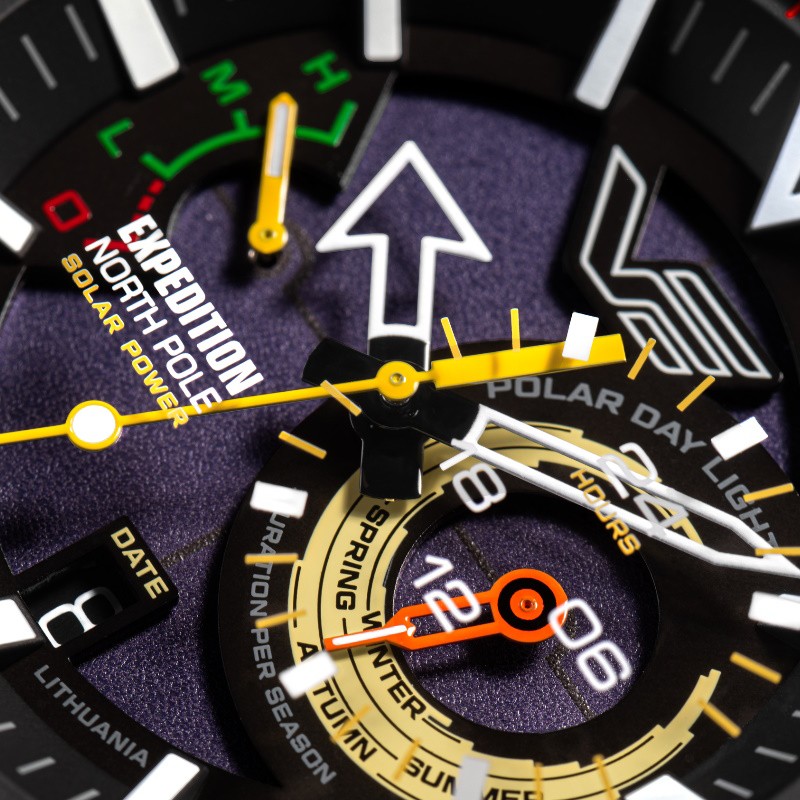 Мужские часы Vostok Europe Expedition North Pole-1 Solar Power VS57-595A735Le-SilYE