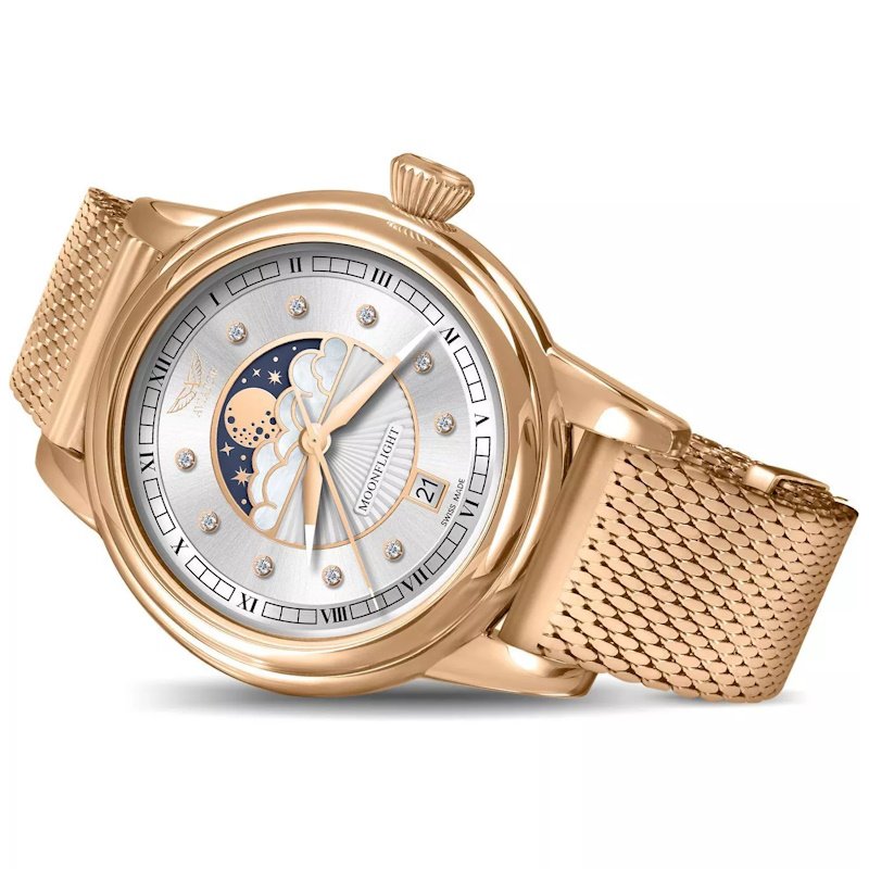 Women’s watch AVIATOR Douglas Moonflight Diamonds Edition V.1.33.2.382.5