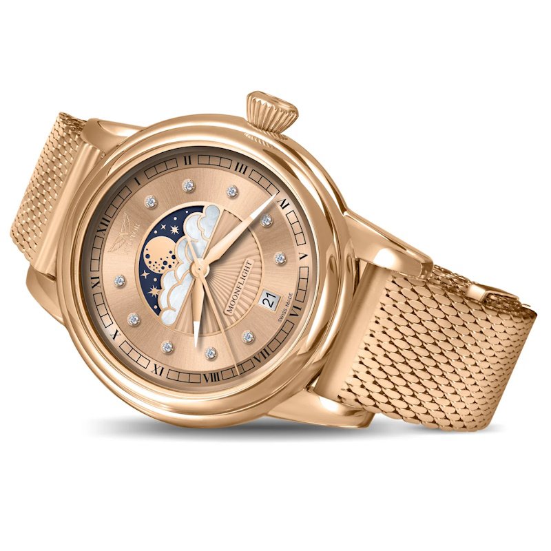 Women’s watch AVIATOR Douglas Moonflight Diamonds Edition V.1.33.2.383.5