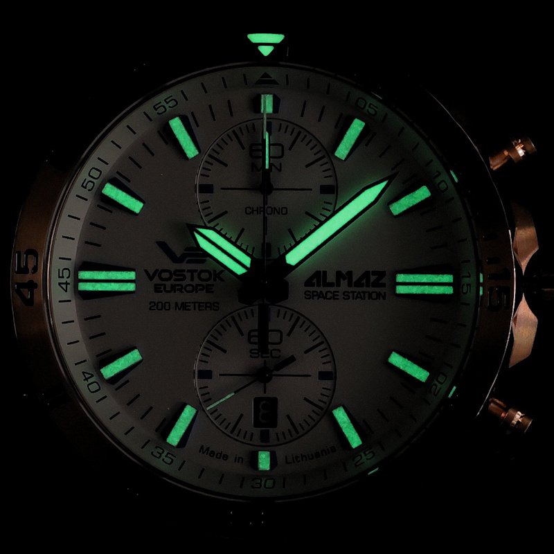 Men’s watch Vostok Europe Almaz Chronograph 6S11-320B676BRRG