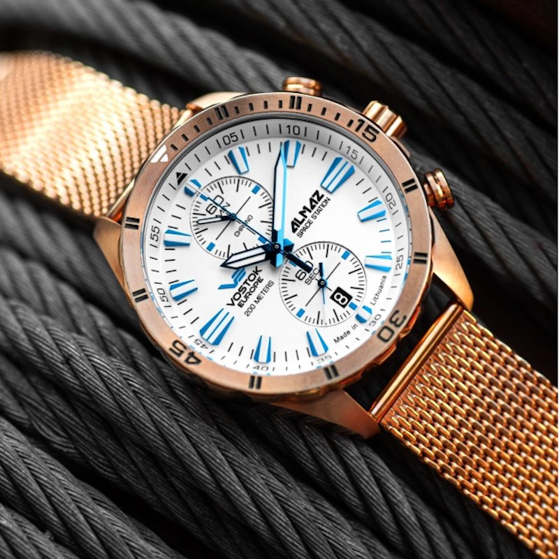 Men’s watch Vostok Europe Almaz Chronograph 6S11-320B676BRRG