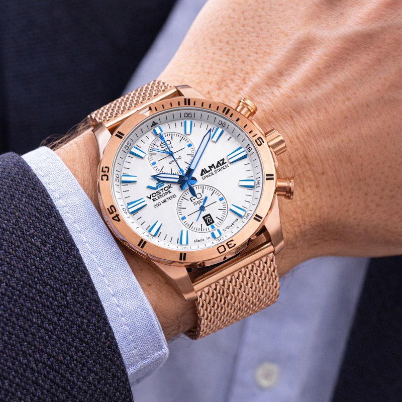 Men’s watch Vostok Europe Almaz Chronograph 6S11-320B676BRRG