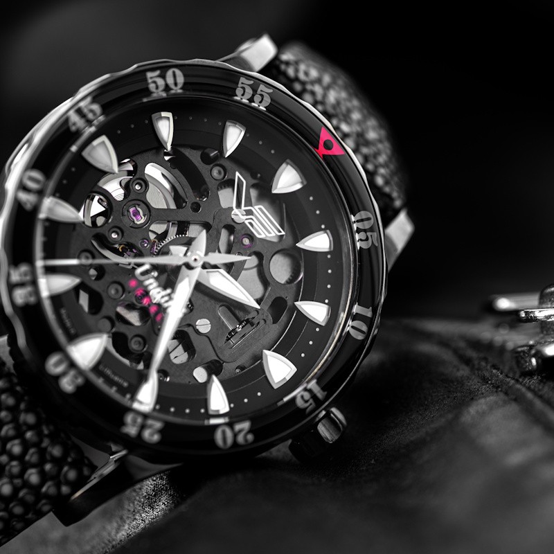 Женские часы Vostok Europe Undine Rebel Automatic NH72-515D766BRBK-LEBK-SLWH