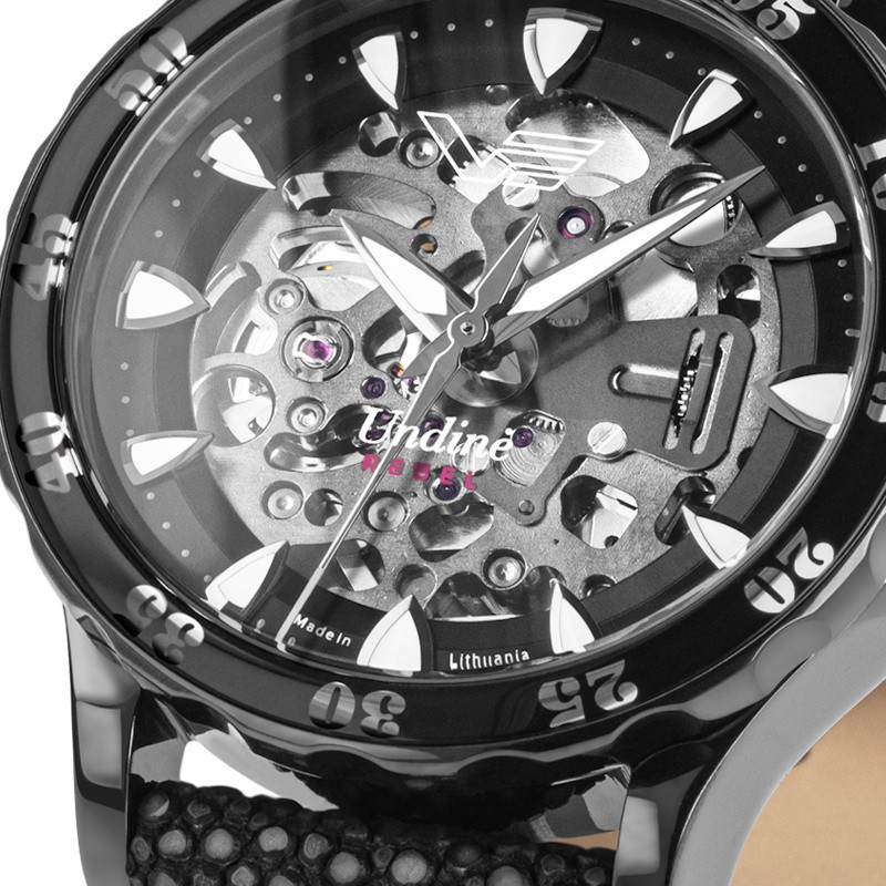 Женские часы Vostok Europe Undine Rebel Automatic NH72-515D766BRBK-LEBK-SLWH