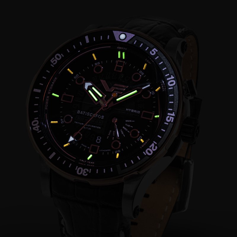 Meeste käekell Vostok Europe Batiscafos Hybrid PX84-511E769BRLE