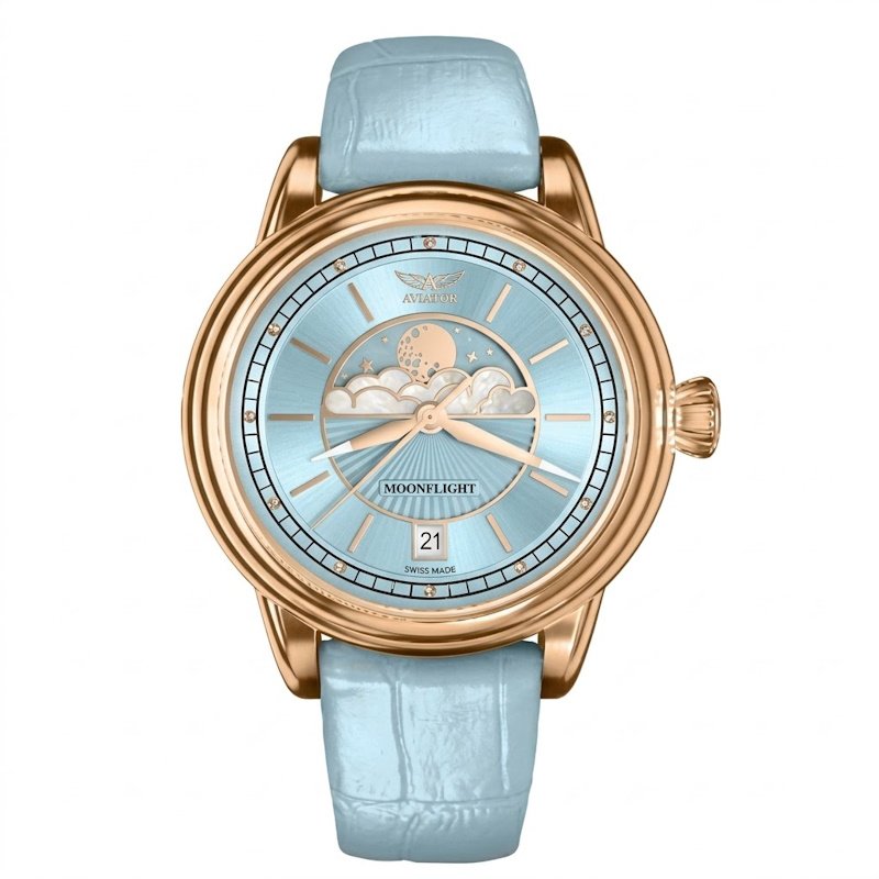 Women’s watch AVIATOR Douglas Moonflight V.1.33.2.360.4