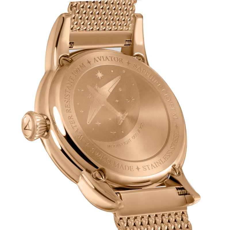 Women’s watch AVIATOR Douglas Moonflight V.1.33.2.360.5