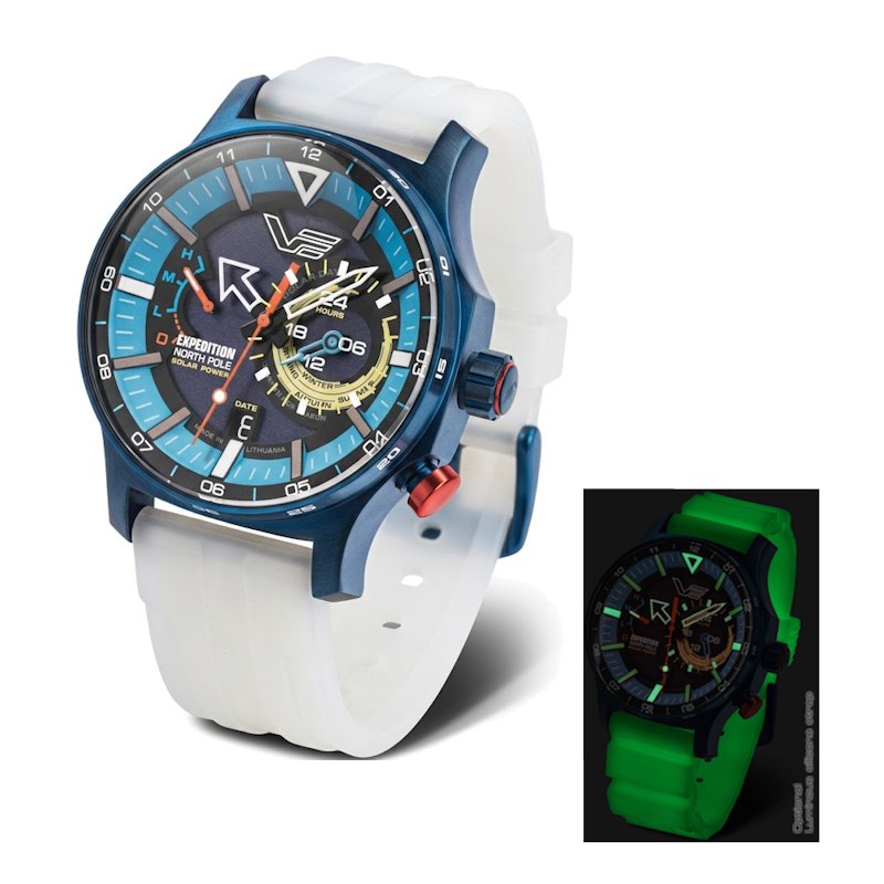 Мужские часы Vostok Europe Expedition North Pole-1 Solar Power VS57-595D736LEBW-SLLU