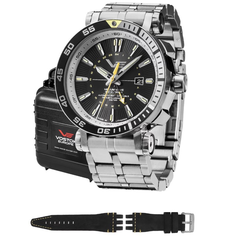 Men’s watch Vostok Europe Energia Rocket GMT NH34-575A718BR