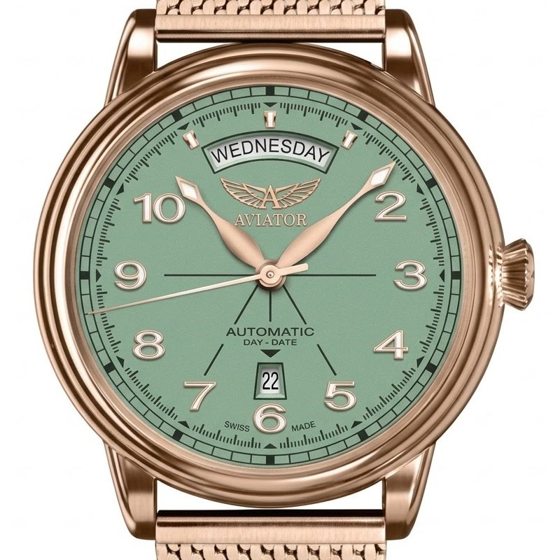 Men’s watch Aviator Douglas Day Date V.3.44.2.404.5