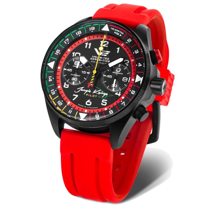 Meeste käekell Vostok-Europe âPilot Jurgis Kairys. Unlimited Aerobaticâ - Limited edition - 6S21-326C794SLRE