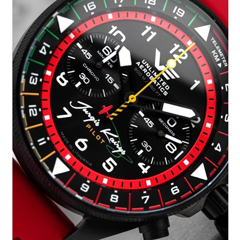Meeste käekell Vostok-Europe âPilot Jurgis Kairys. Unlimited Aerobaticâ - Limited edition - 6S21-326C794SLRE