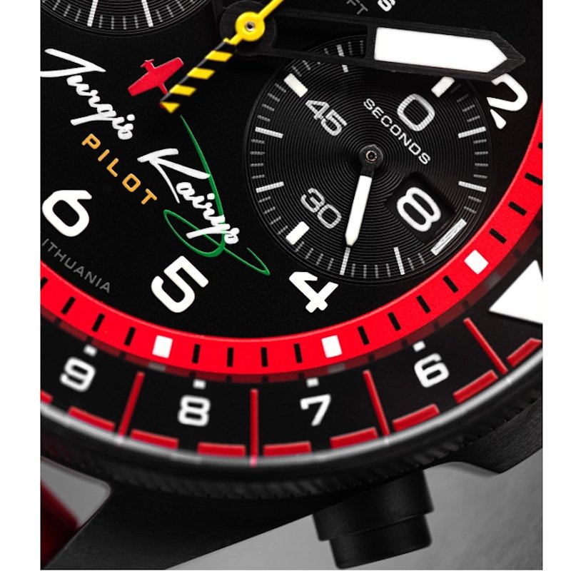 Meeste käekell Vostok-Europe âPilot Jurgis Kairys. Unlimited Aerobaticâ - Limited edition - 6S21-326C794SLRE