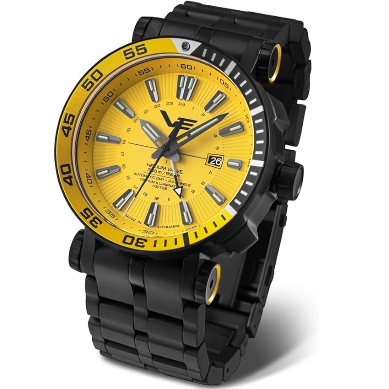 Meeste käekell Vostok Europe Energia Rocket Automatic GMT NH34 -575C719BRBK-LEBK