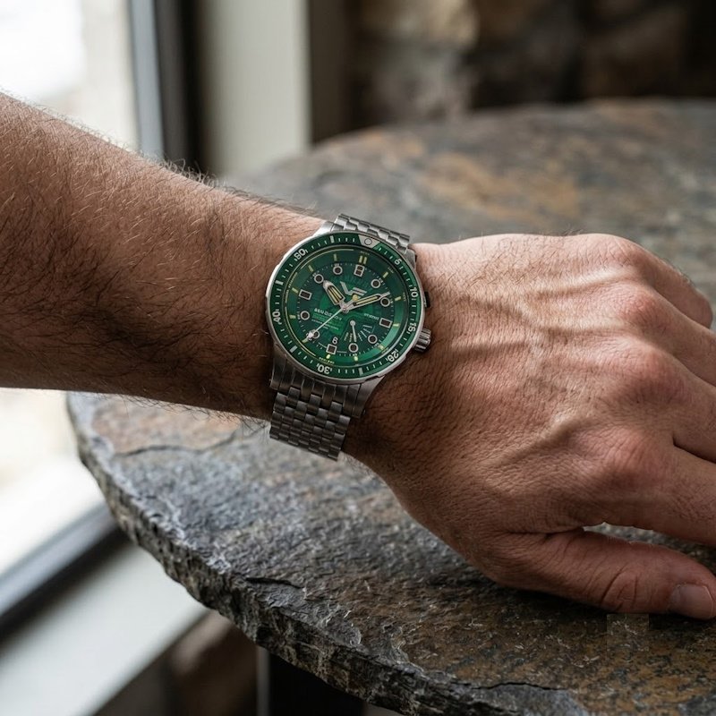 Мужские часы Vostok Europe Batiscafos Hybrid PX84-511A77BR-LEBW