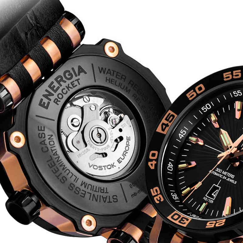 Мужские часы Vostok Europe Energia Rocket NH35A-575E282BR-SLBK
