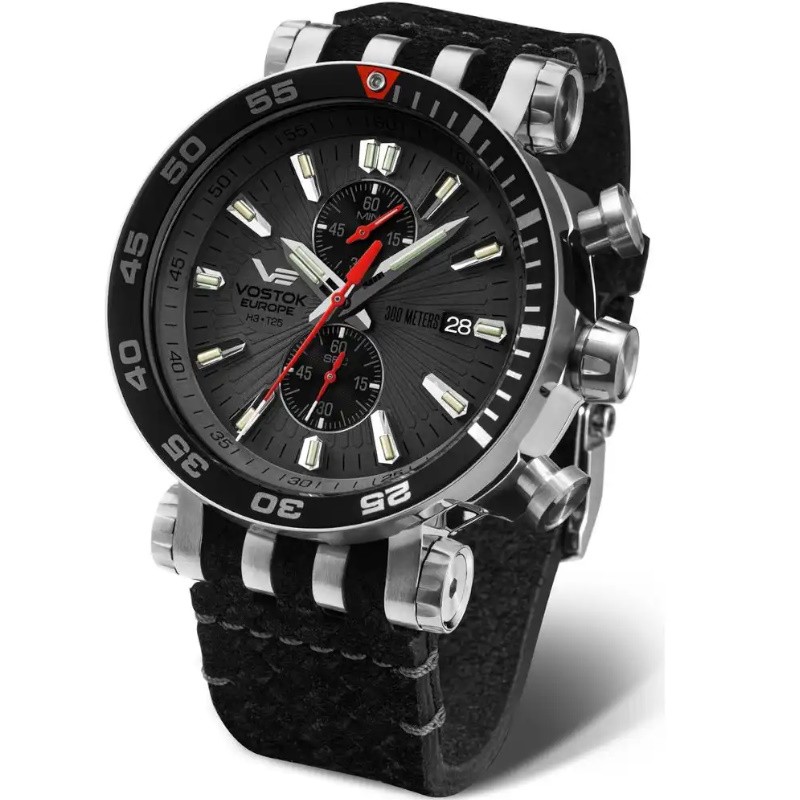 Мужские часы Vostok Europe Energia Rocket Chronograph âVK61-575A588LEBK-SLRE
