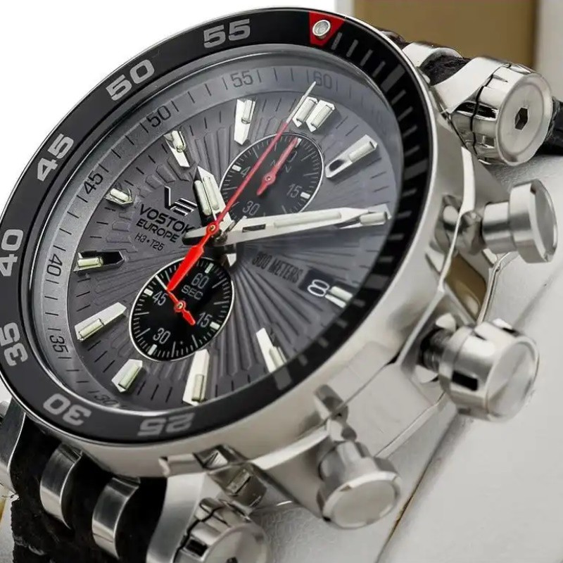Мужские часы Vostok Europe Energia Rocket Chronograph âVK61-575A588LEBK-SLRE