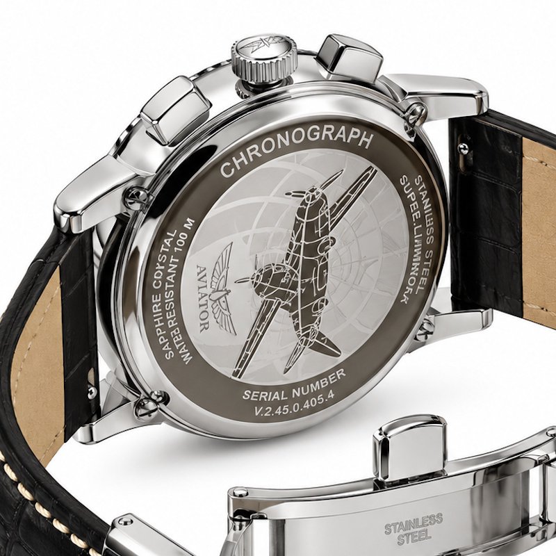 Мужские часы Aviator Douglas DC-3 Chronograph V.2.45.0.405.4