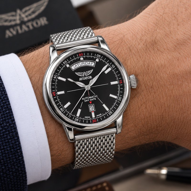Мужские часы Aviator Douglas Day Date V.3.20.0.142.5