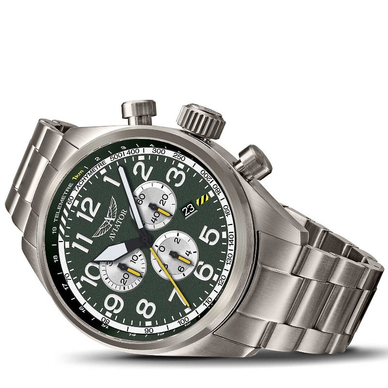 Мужские часы AVIATOR Airacobra P45 Chrono V.2.25.7.171.5